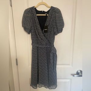 DKNY Faux Wrap Dress, NWT, 12P